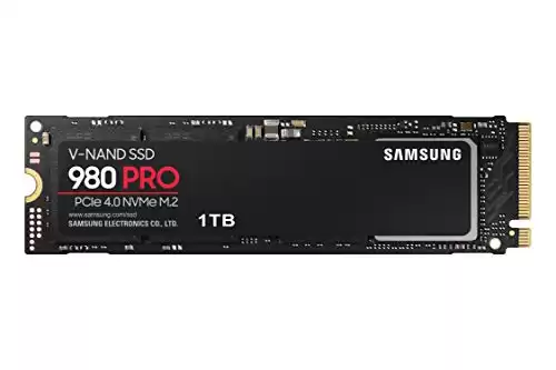 Samsung 980 PRO 1TB PCIe NVMe Gen4 Internal Gaming SSD M.2