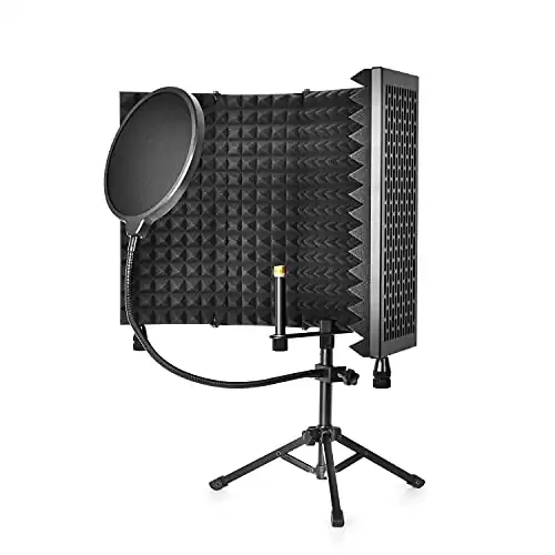 CODN Recording Microphone Isolation Shield with Pop Filter